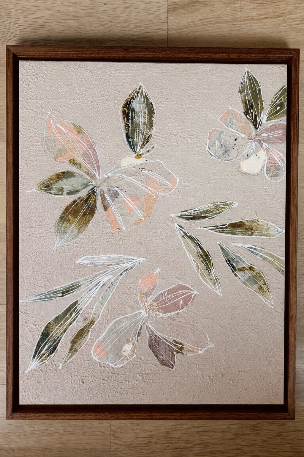 ''Chasing Petals" 17 x 21