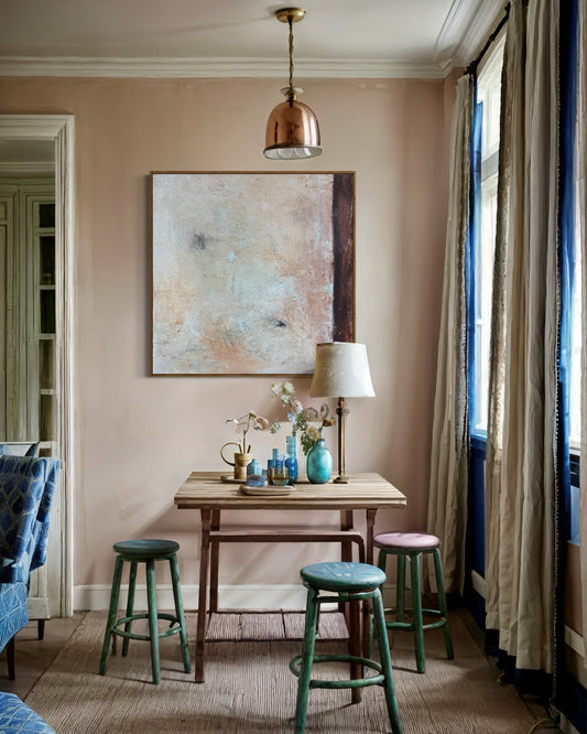 "Faded Whispers" 25 x 25