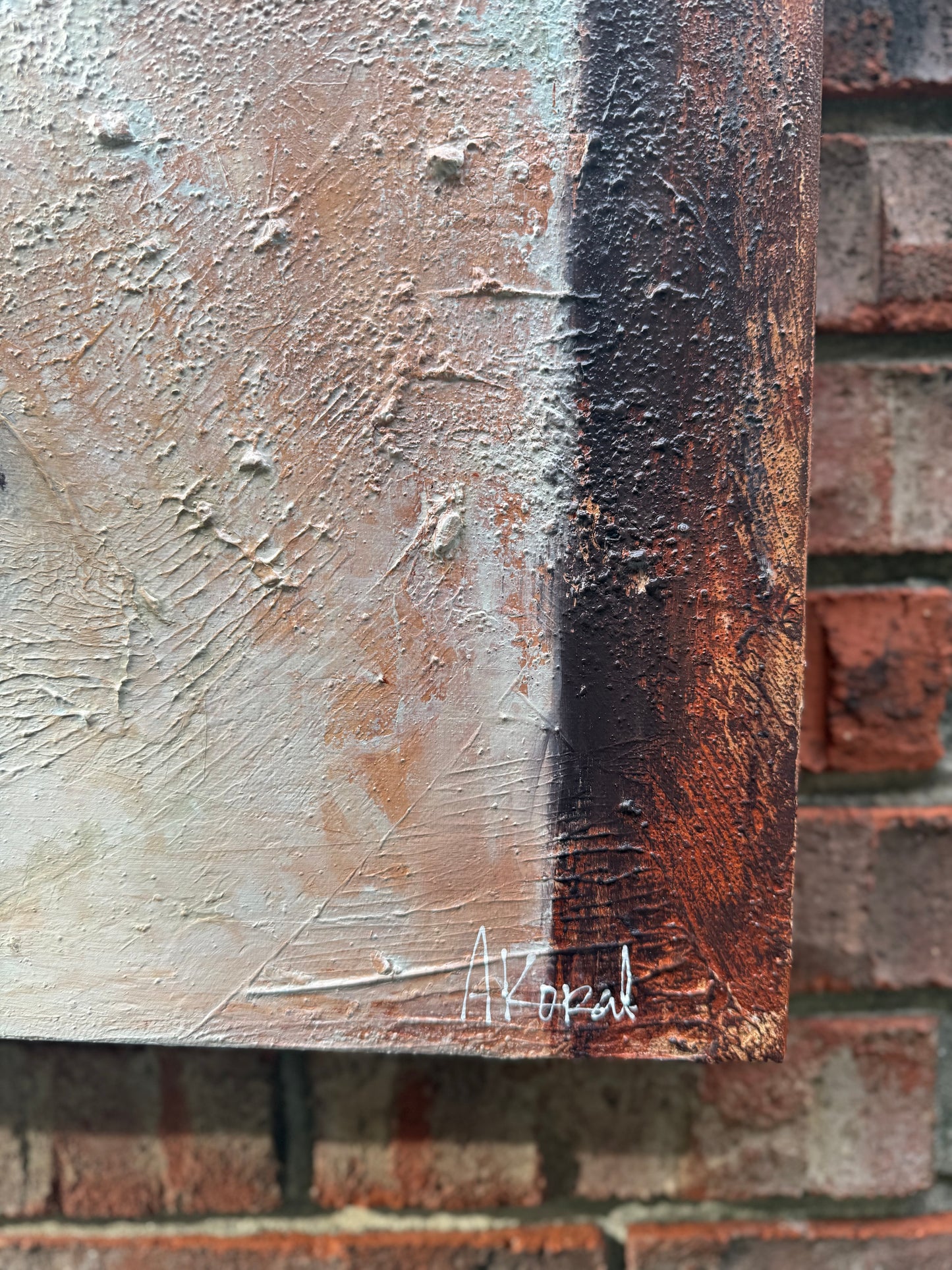 "Faded Whispers" 25 x 25