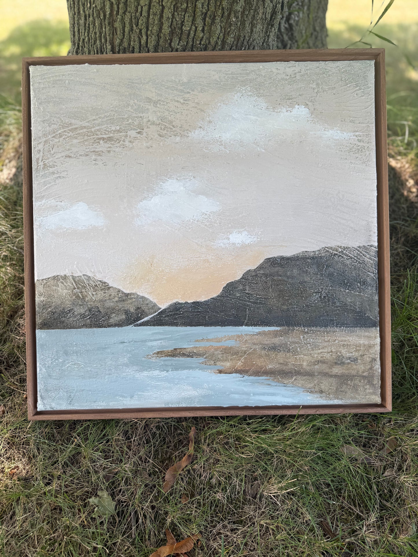 "Golden Reflection" 21 x 21