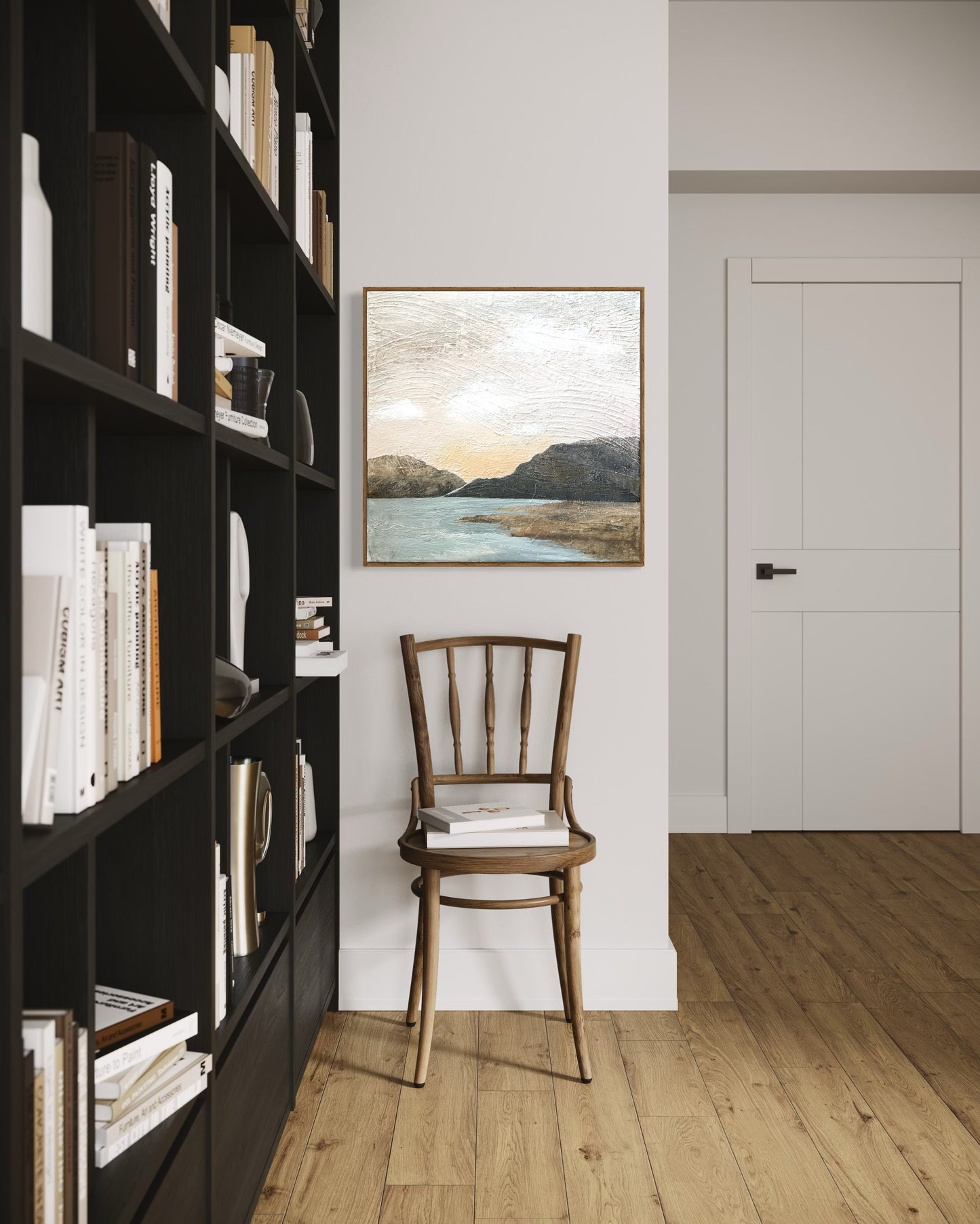 "Golden Reflection" 21 x 21