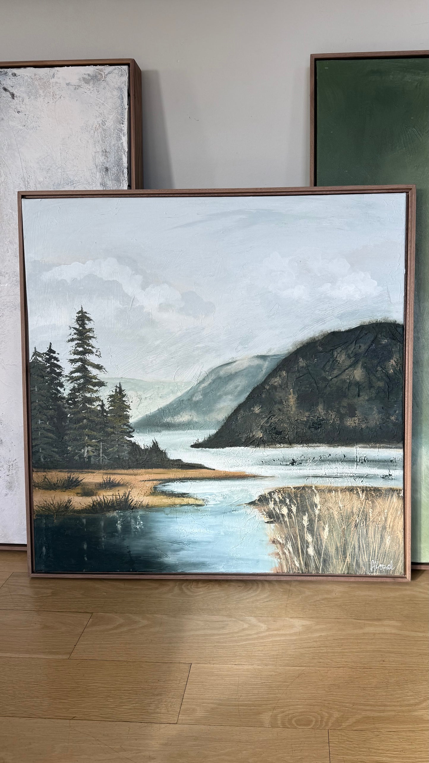 "Quiet Morning" 30 x 30