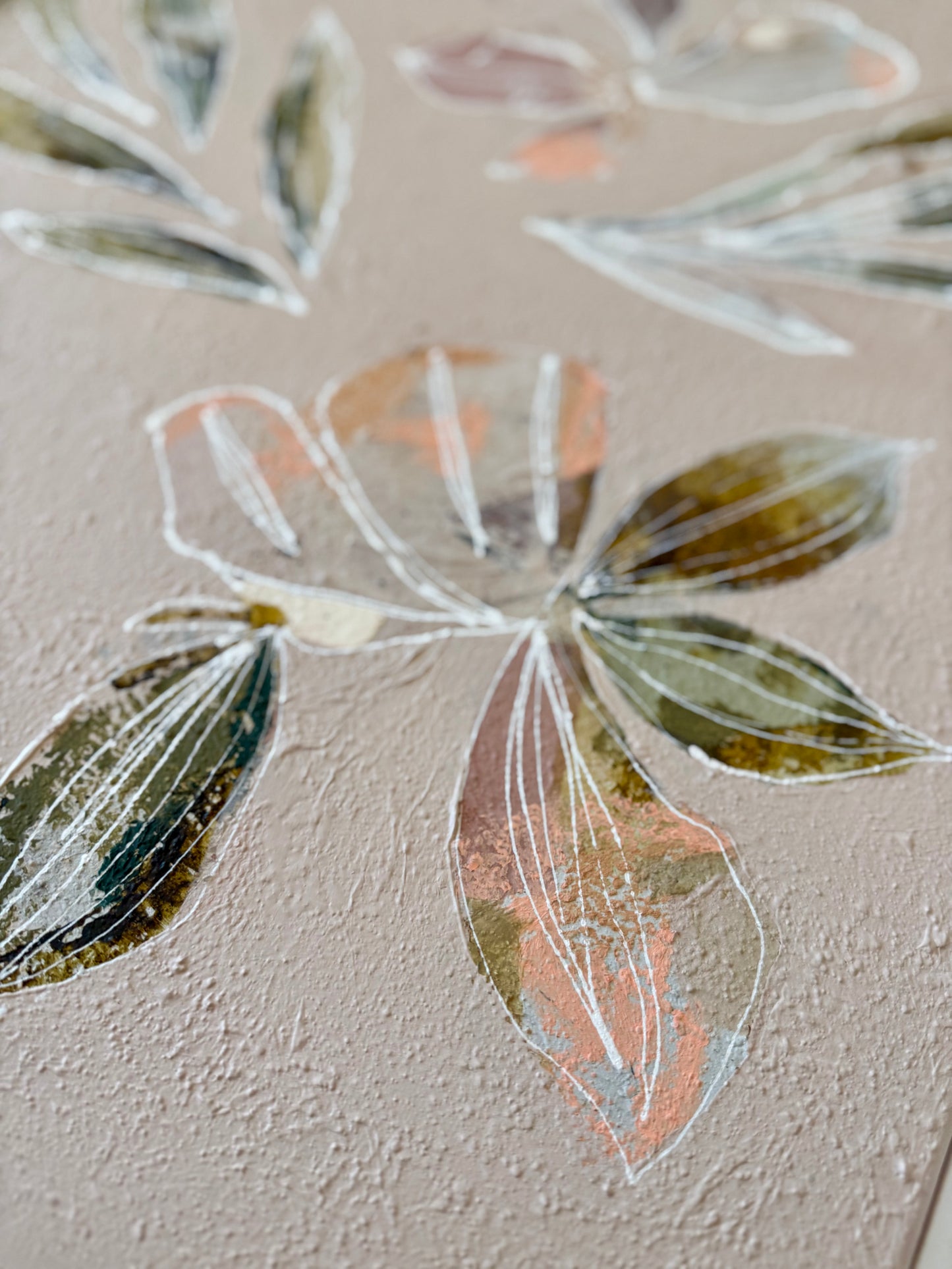 ''Chasing Petals" 17 x 21