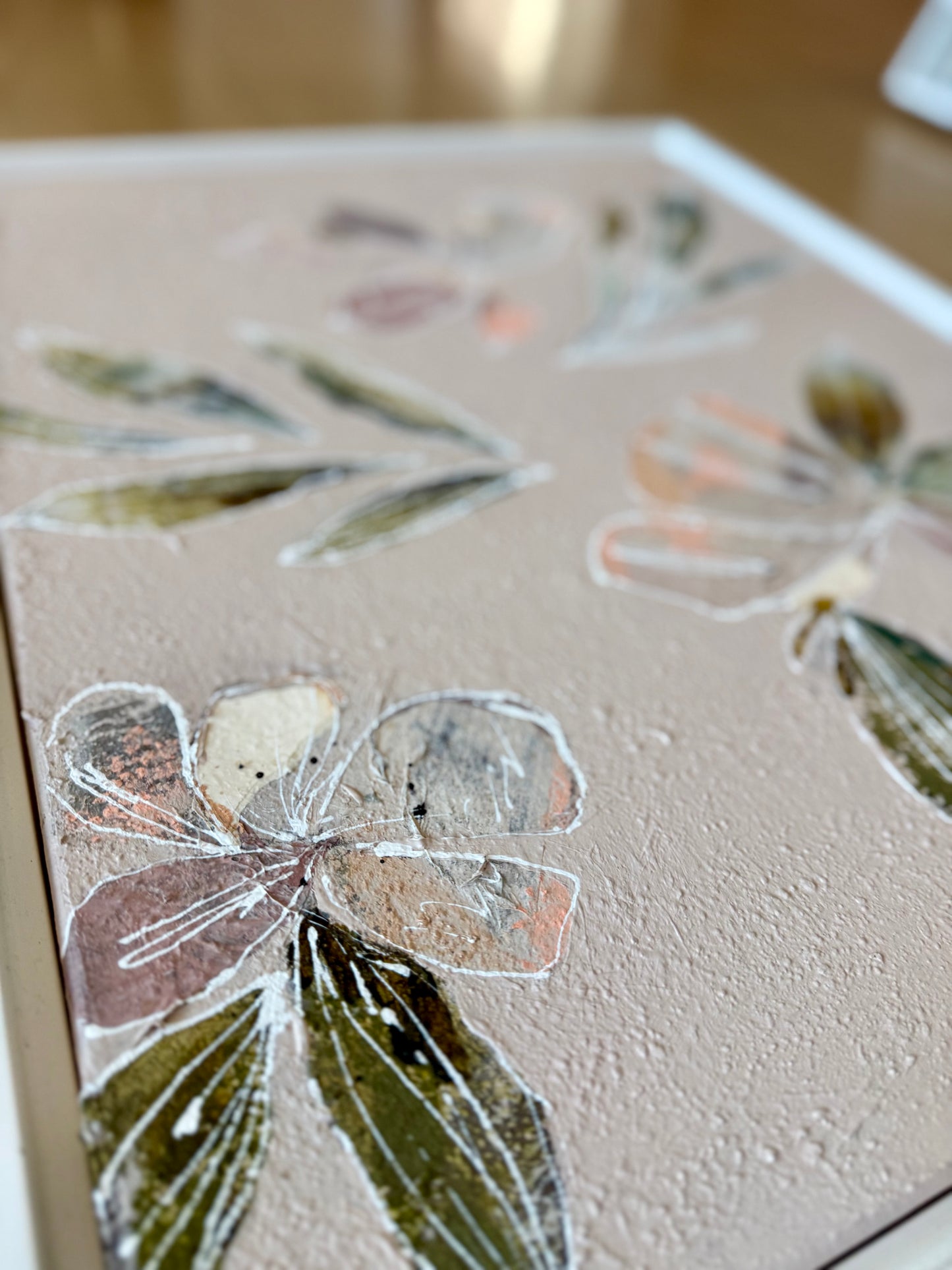 ''Chasing Petals" 17 x 21
