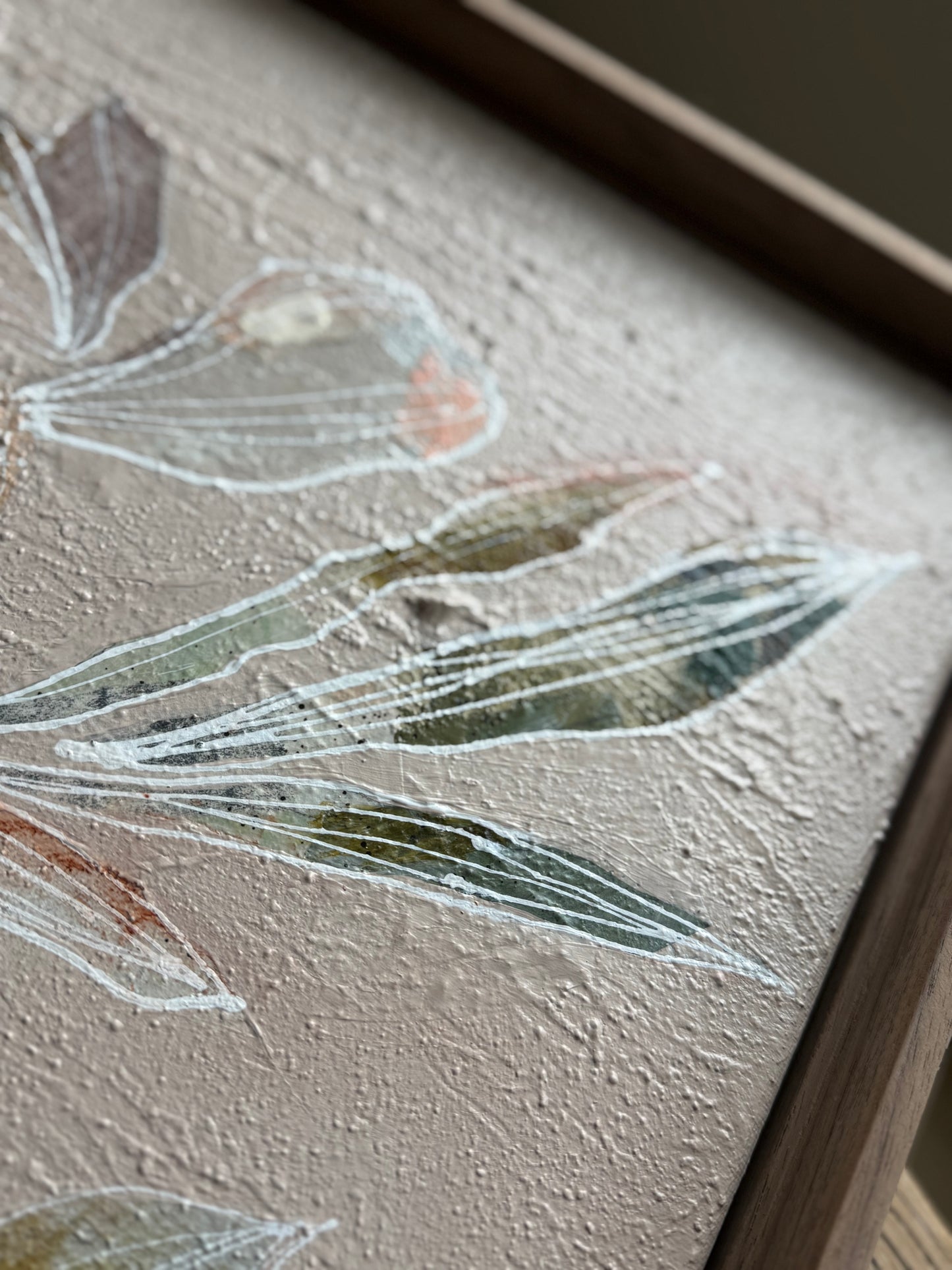 ''Chasing Petals" 17 x 21